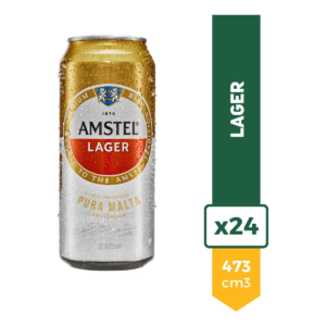Amstel Rubia Lata 473 ml. x 24
