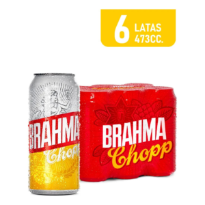 Brahma Rubia Lata 473 ml. x 6