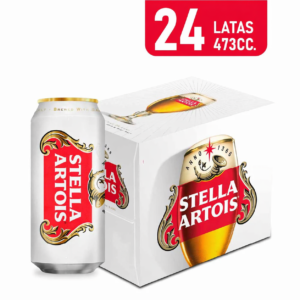 Stella Artois Rubia Lata 473 ml. x 24