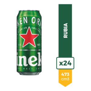 Heineken Rubia Lata 473 ml. x 24