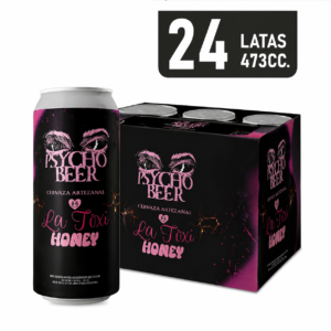 Psycho Beer La Toxi Honey Lata 473 ml. x 24