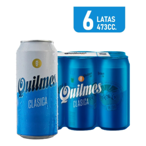 Quilmes Rubia Lata 473 ml. x 6