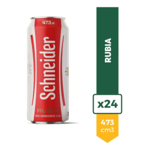 Schneider Rubia Lata 473 ml. x 24