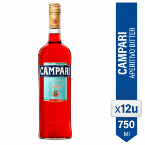 Aperitivo Campari Milano 750 ml. Pack x12