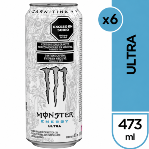 Energizante Monster Ultra 473 ml Pack x6