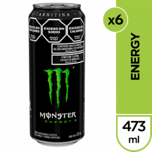 Energizante Monster Energy 473 ml Pack x6