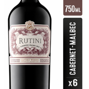 Vino Rutini Cabernet Malbec 750 ml Pack x6