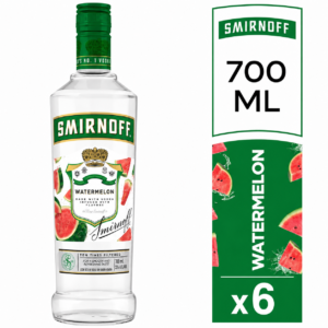 Vodka Smirnoff Watermeloon 700 ml Pack x6