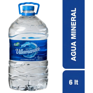 Agua Villamanaos 6L Sin Gas · Bidón Baja Agua Mineral