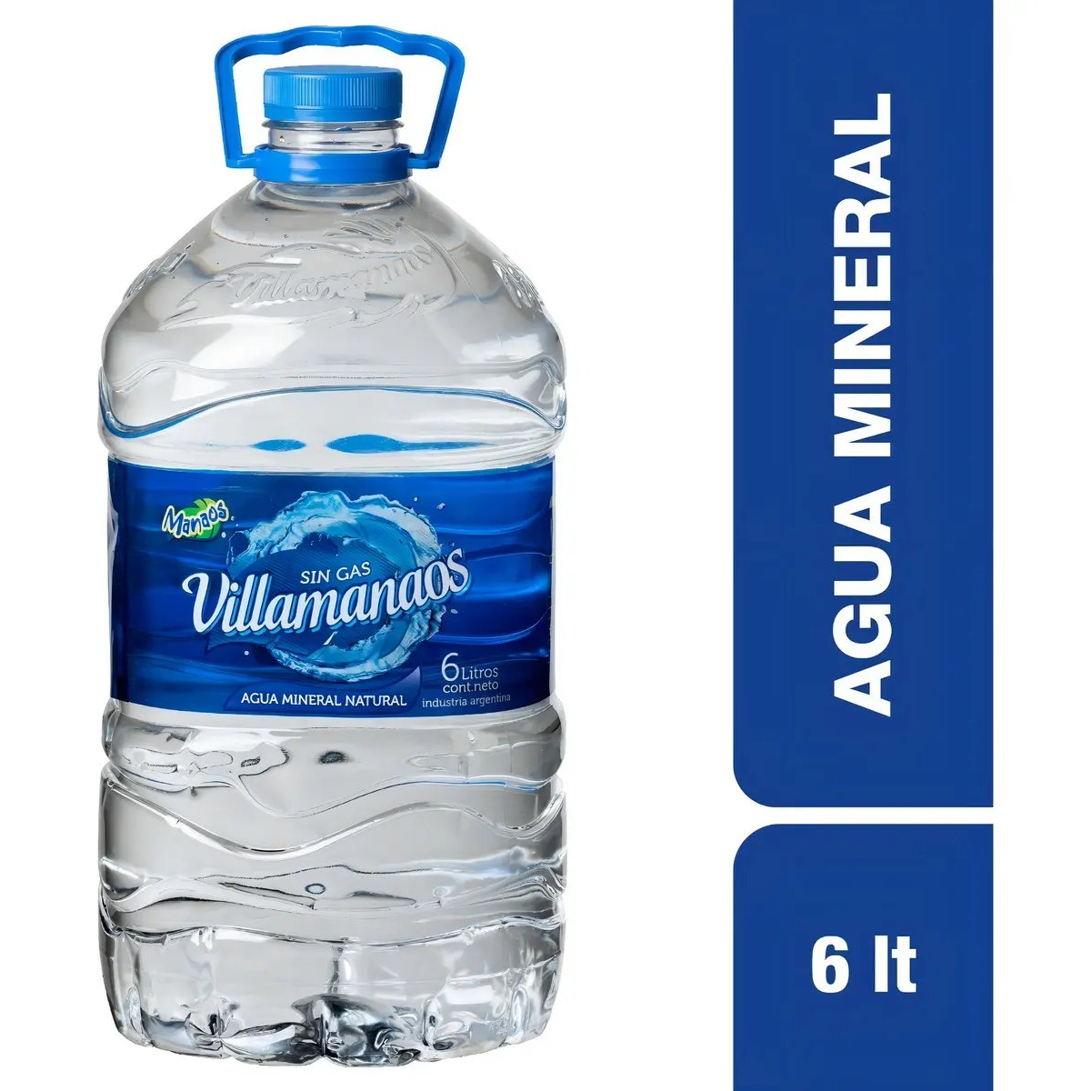 Agua Villamanaos 6L Sin Gas · Bidón Baja Agua Mineral