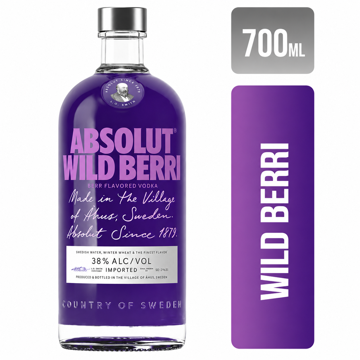 Vodka Absolut Wild Berries 700 ml