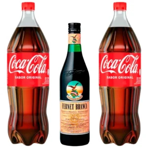 Combo 2 Coca-Cola 2.25 Lts. + 1 Fernet Branca 750 ml.