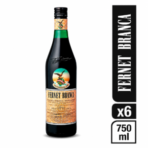 Fernet Branca 750 ml. Pack x6